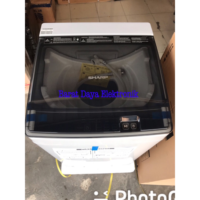 SHARP Mesin Cuci 1 Tabung SH ES-M8000 Top Loading Mesin Cuci 8 Kg