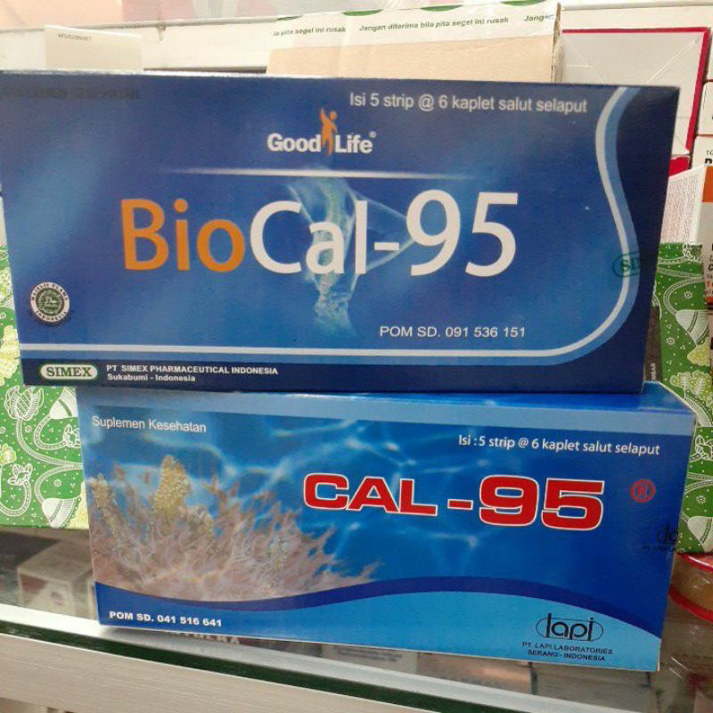 Cal 95 Ibu Hamil Cal 95 Ibu Menyusui Cal 95 Untuk Tulang PER STRIP