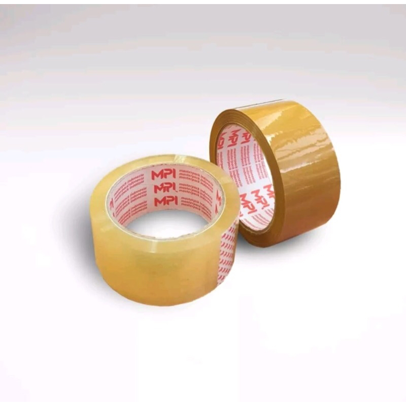 

Lakban Bening Coklat MPI 45mm x 60yard Tape ( 45 mm x 60 yard )