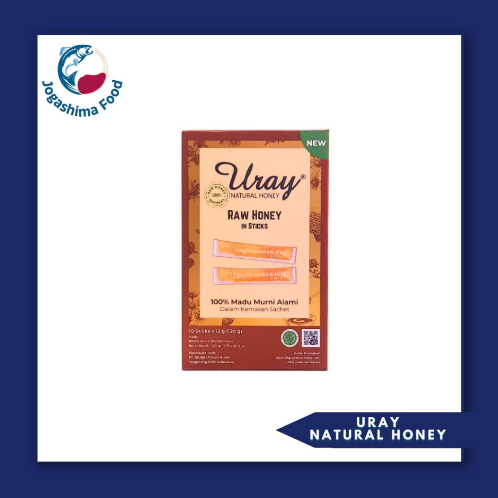

Uray Natural Honey Sachet 10x12g