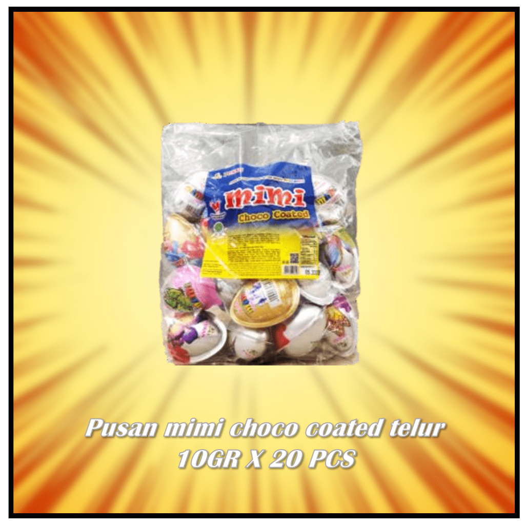 

Pusan mimi choco coated telur 10GR X 20PCS