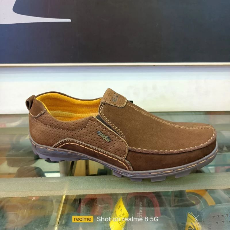 SEPATU GATS TO 2203 BROWN SEPATU KULIT GATS TERBARU