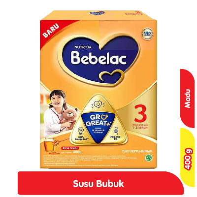 

Bebelac GroGreat+ Susu Pertumbuhan Bubuk