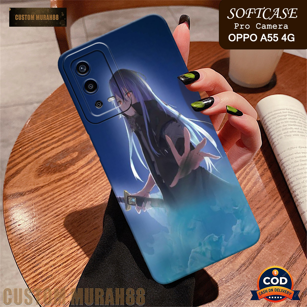 Case Oppo A55 4G Terbaru - Fashion Case ANIME - Casing Hp Oppo A55 4G - Softcase Pro Camera Oppo A55