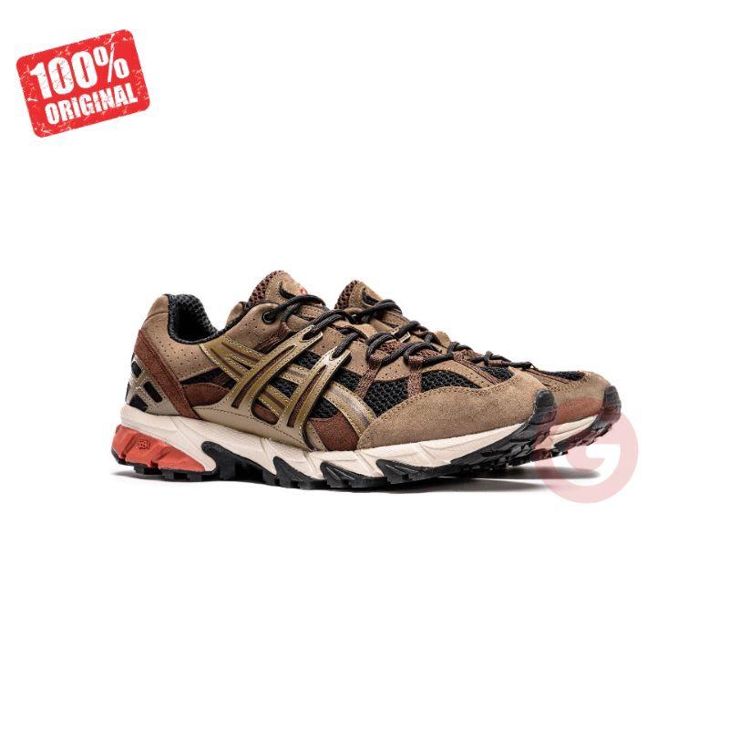 Sepatu Asics Gel-Sonoma 15-50 Dessert Brown Orange sneakers BIG SIZE