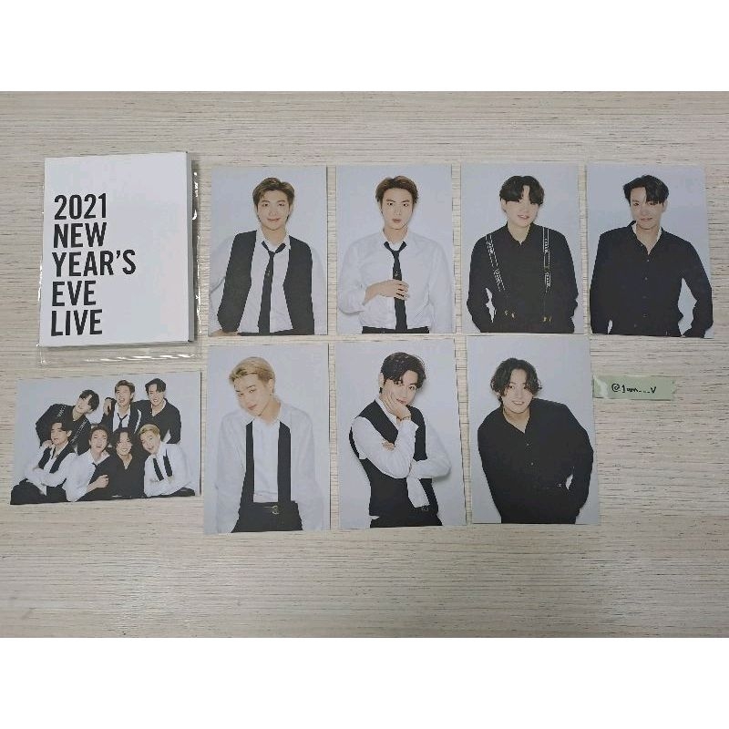 [Official] postcard nyel new year's eve live 2021 bangtan BTS