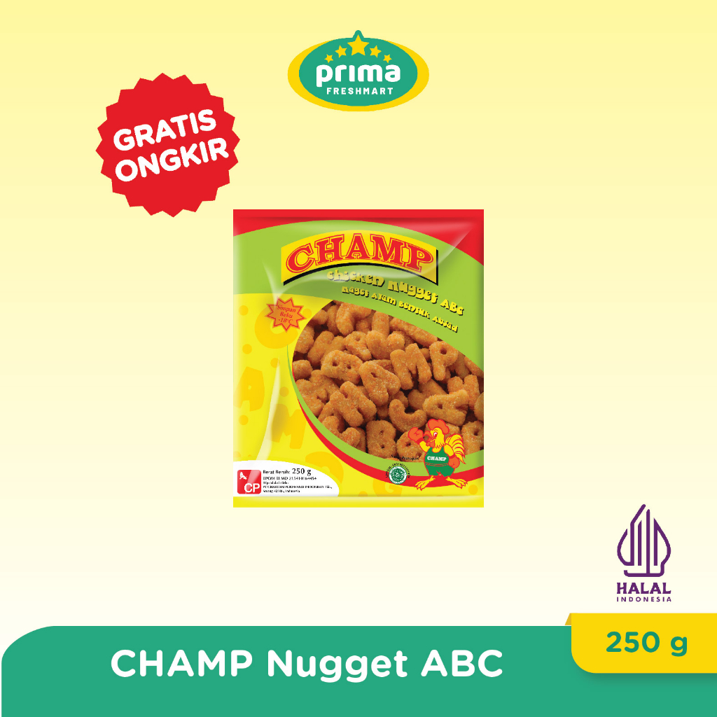 

CHAMP NAGET AYAM VARIAN ABC 250 GR