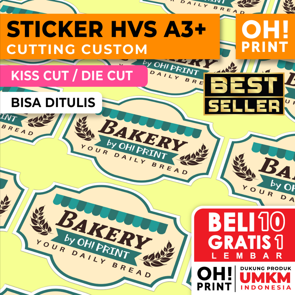 

Cetak Stiker Label HVS A3+ CUT / Cetak Stiker Kertas HVS