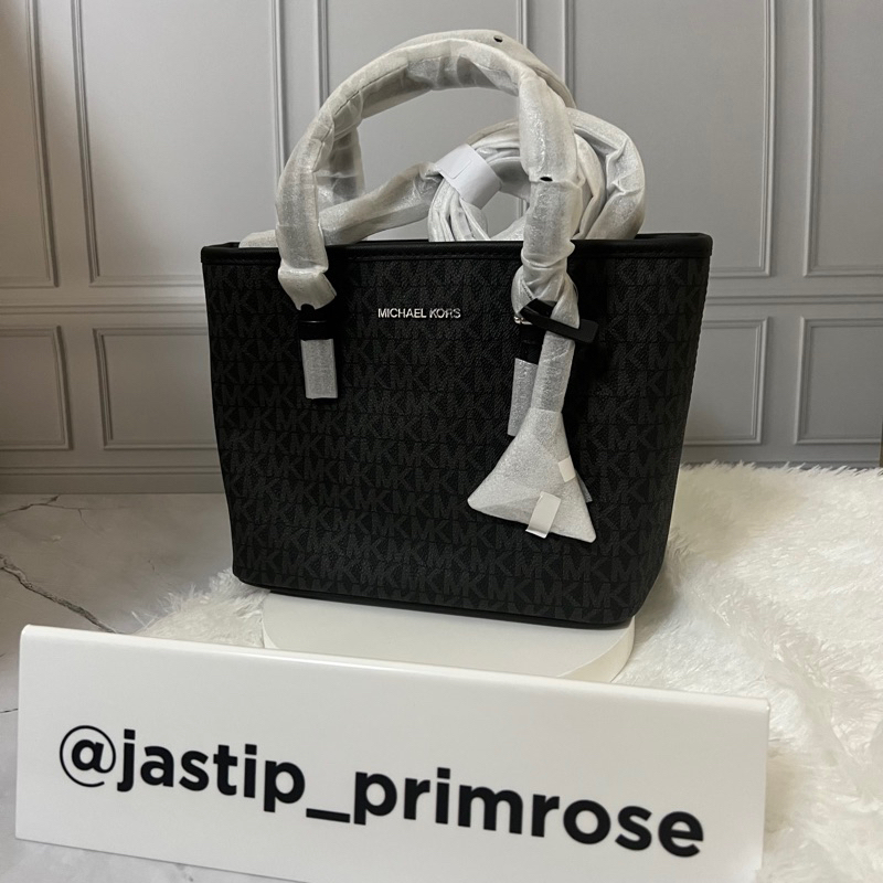 MK jet set travel extra small top-zip tote bag