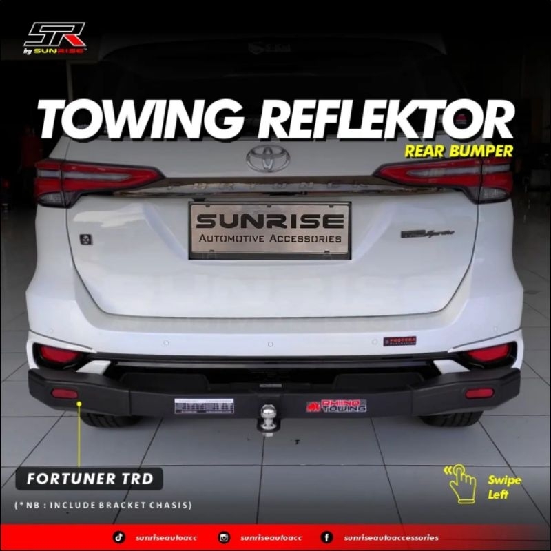 Towing Rhino toyota fortuner GR Sport 2021-2022 Towing All new fortuner 2016 on