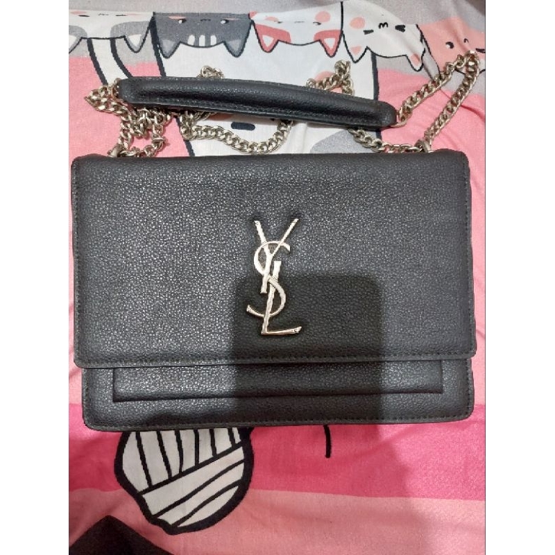 TAS YSL HITAM SLING RANTAI