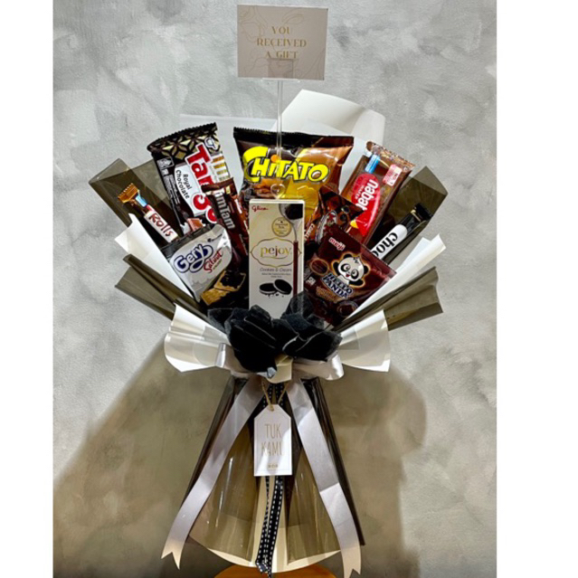 

BnW Snack Bouquet - BUCKET SNACK MURAH / BUKET SNACK/ BADIAH WISUDA ULANG TAHUN SEMPRO SEMHAS SIDANG / BUKET/ BUCKET / BUCKET MAKANAN