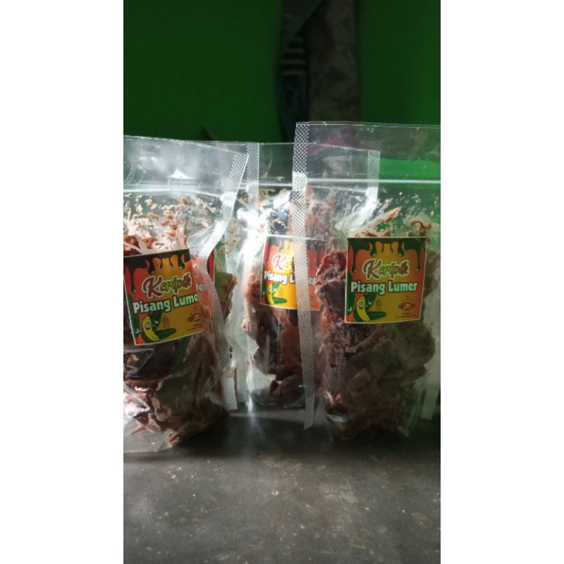 

kiripik pisang coklat lumer