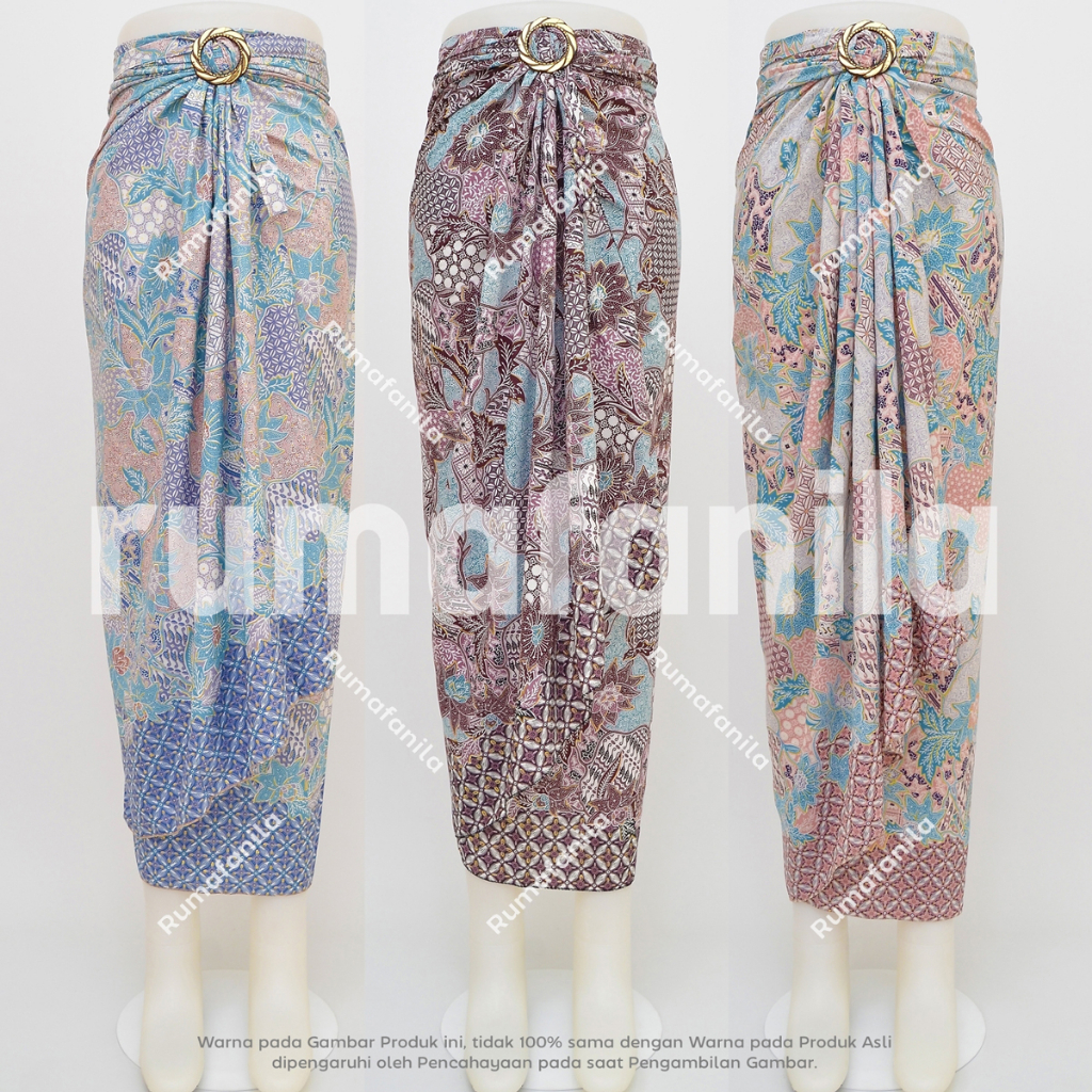 Rok Lilit Batik Premium Bawahan Kebaya Modern Kain Batik Lilit Jumbo Pakaian Tradisional Pesta Adat 