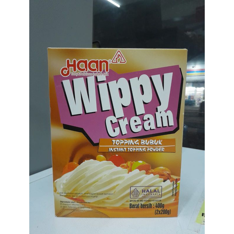 

HAAN WIPPY CREAM 400g