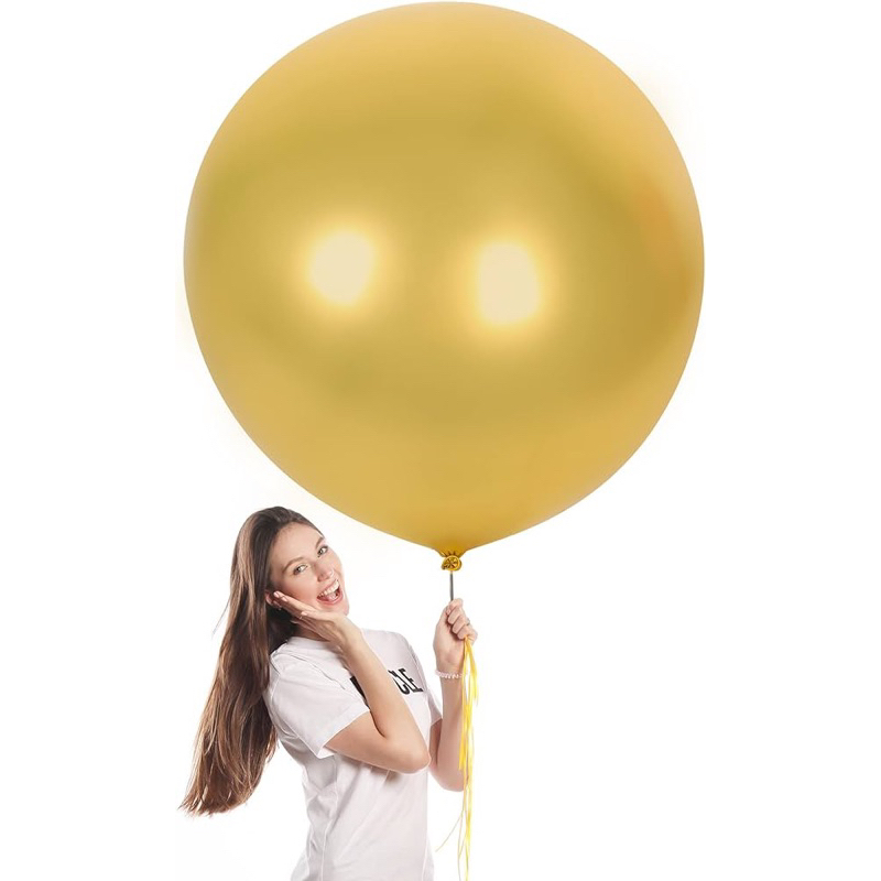 Balon Latex Gold Jumbo 36inch SATUAN