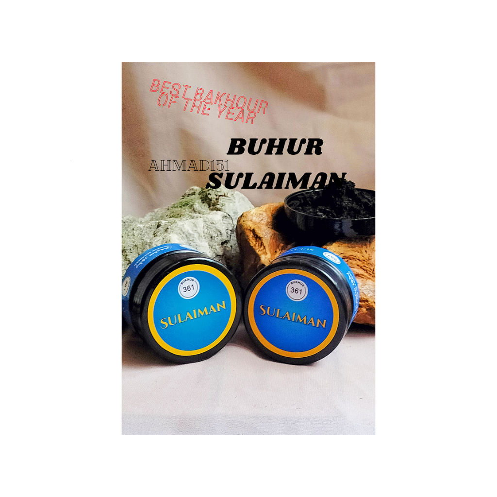dupa buhur bubuk SULAIMAN 30gr 361 aromatherapy wewangian rumah pengharum ruangan