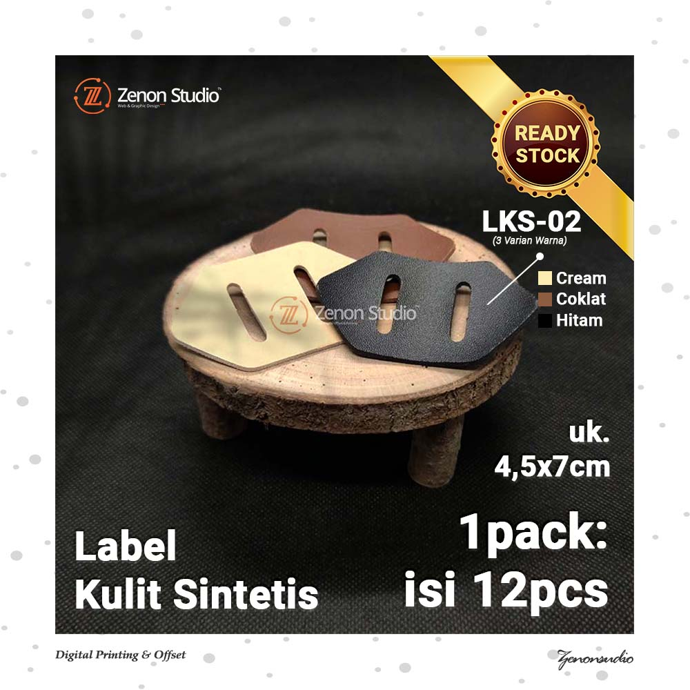 

[12pcs] Label Kulit Sintetis Tas Lebel Jaket jeans (Produk Ready Stock)