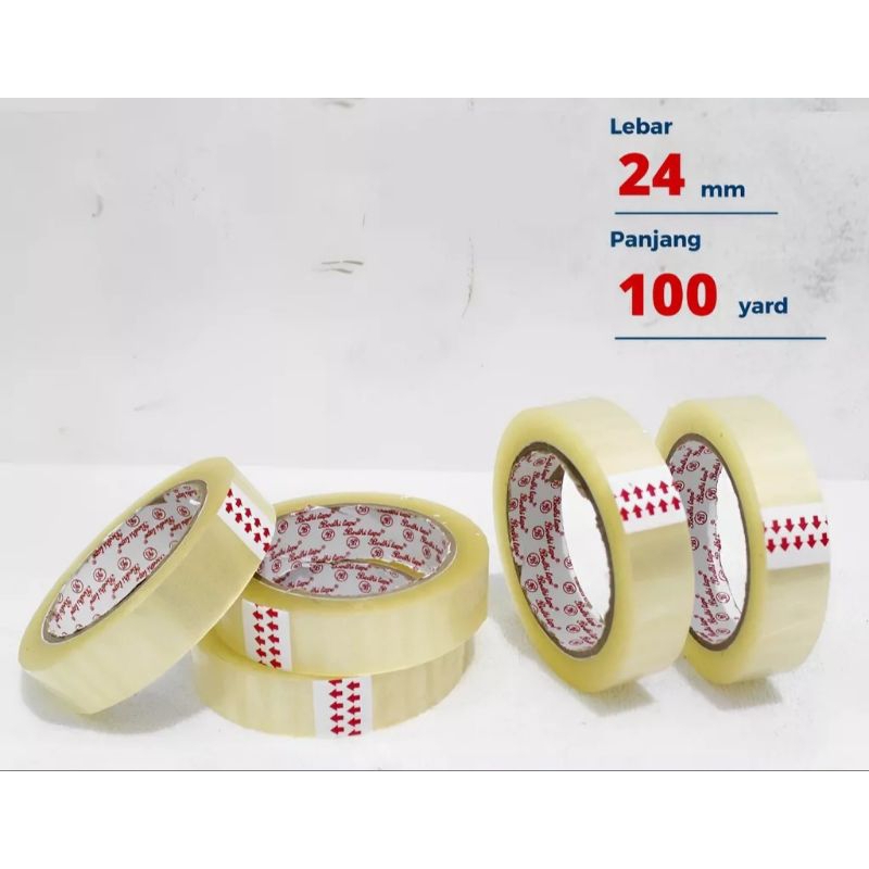 

Isolasi Selotip Clear Besar 100 yard