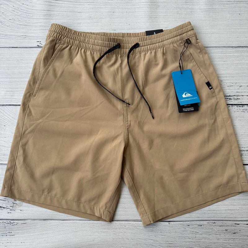 QUIKSILVER celana pendek volley coklat NEW ORIGINAL 100%