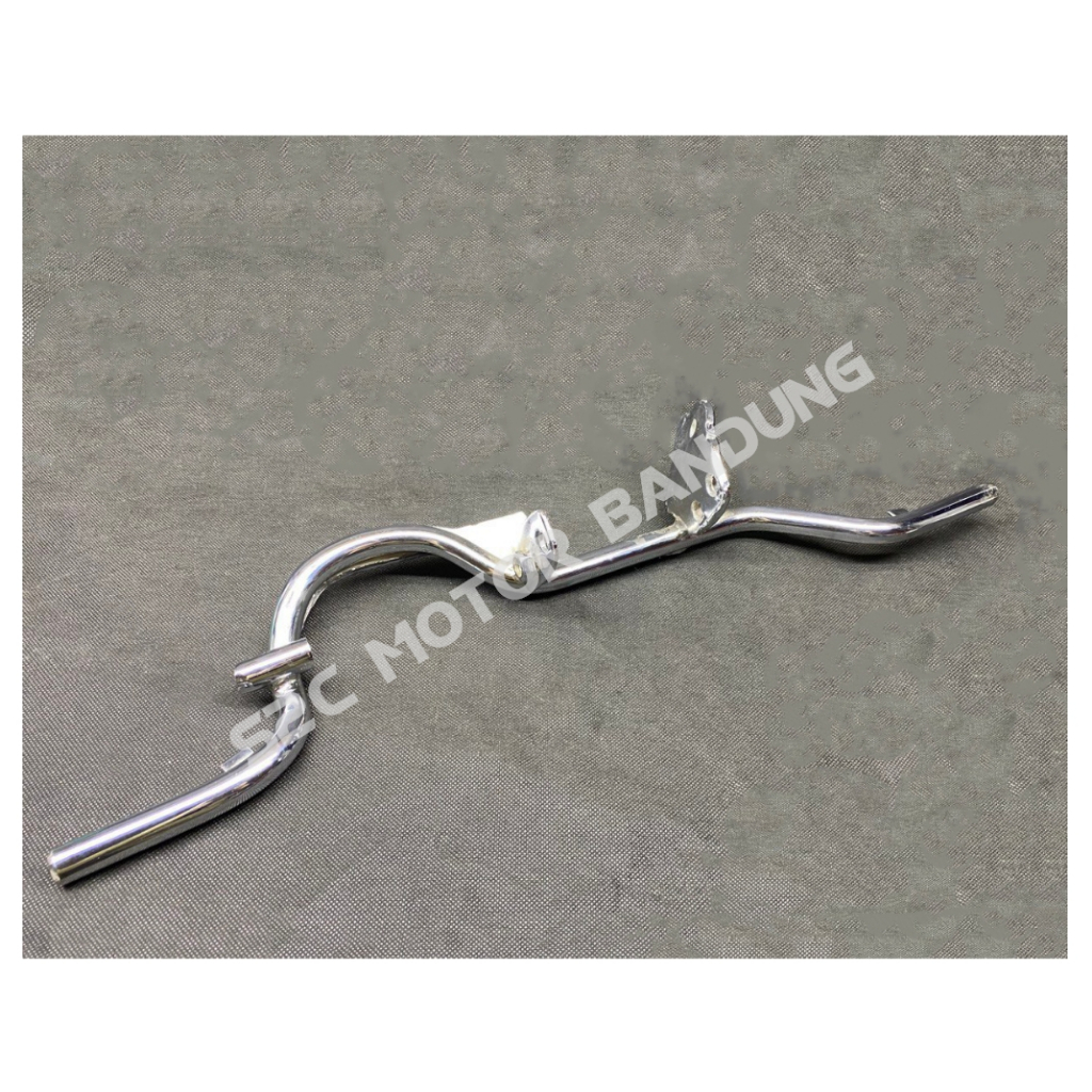 BESI BARSTEP DEPAN PIJAKAN KAKI DEPAN RX KING RXKING NEW 2007 2008 PEREDAM CROME TEBAL BAGUS