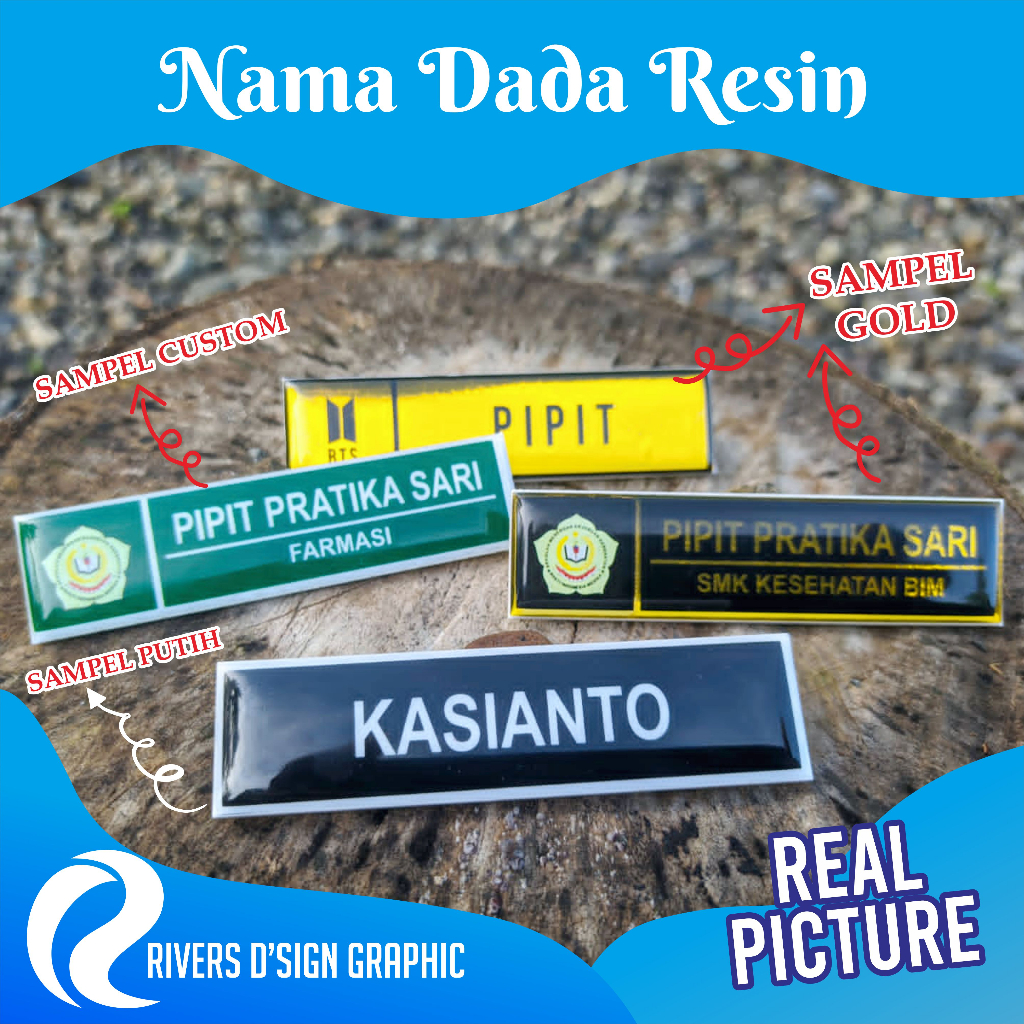 

Name Tag Akrilik Papan Nama Dada Akrilik Magnet Peniti Bisa Satuan