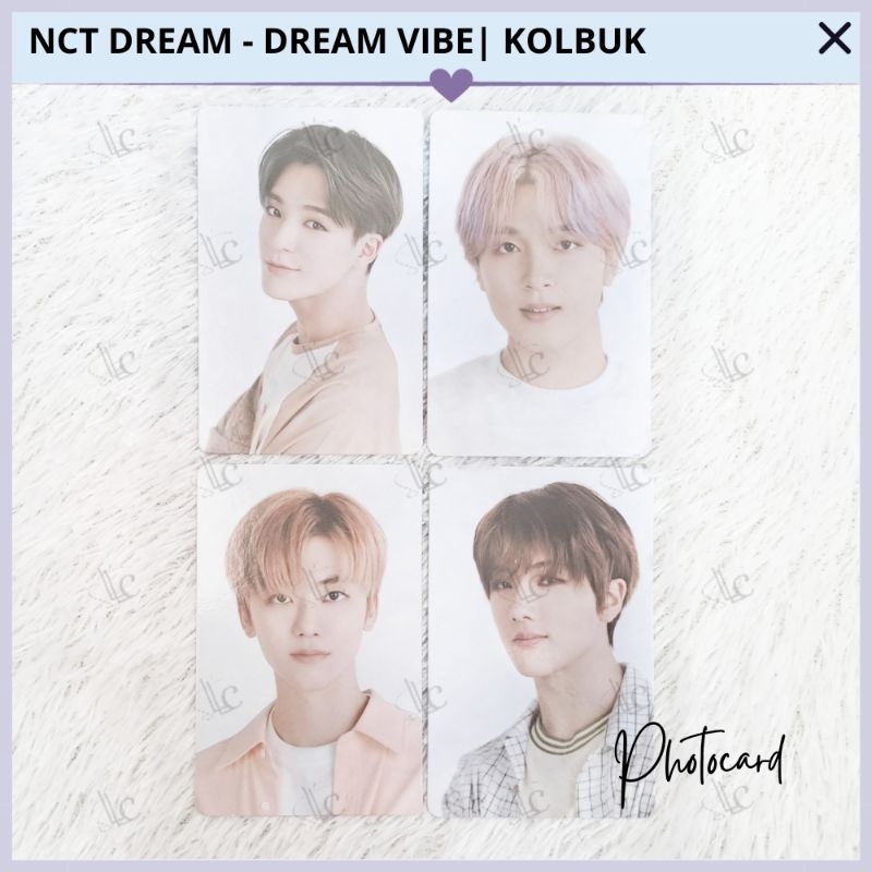 [NCT Dream] Photocard Kolbuk Dream Vibe Ver Jeno, Jaemin, Haechan, Jisung{Official}