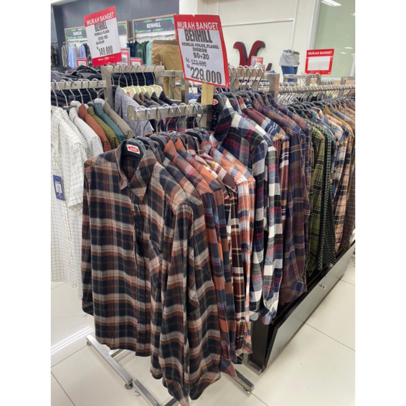 KEMEJA FLANEL BENHILL