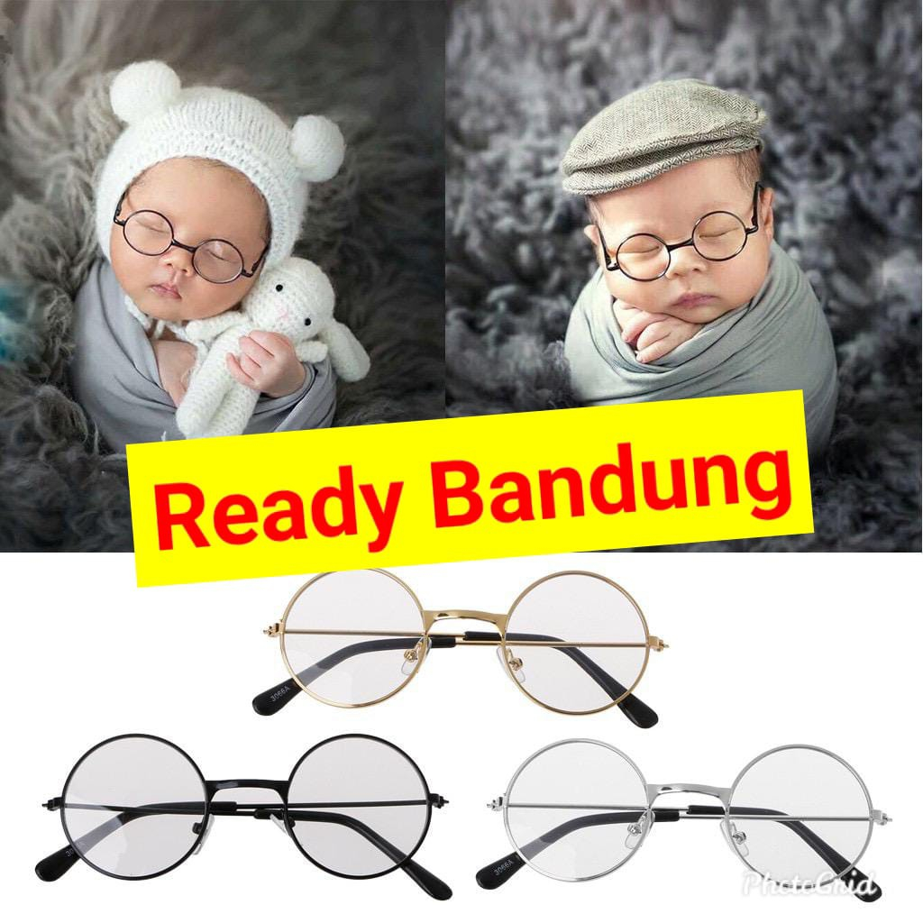 kacamata kaca mata foto bayi newborn frame fotografi bayi baru lahir Kacamata Bayi Glasses kacamata 