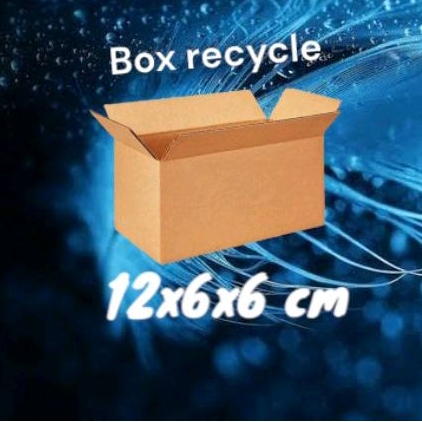 

Kardus recycle 12x6x6 cm box packaging kuat rapi