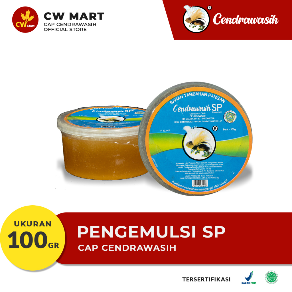

Cap Cendrawasih Pengemulsi SP 100gr CRT