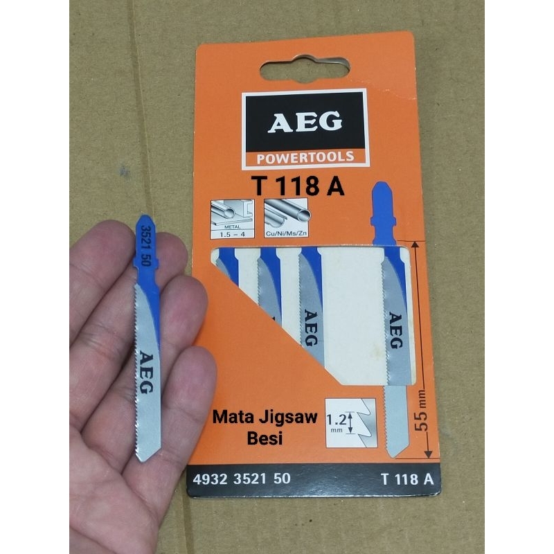 Mata Gergaji Jigsaw PREMIUM Straight cut T118A ORIGINAL AEG Germany