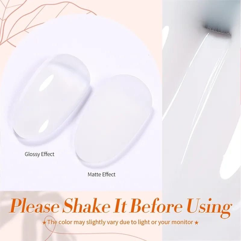 FINY GEL TRANSPARENT JELLY MILKY WHITE BEST SELLER COLOR GEL / KUTEK GEL WARNA PUTIH JELLY