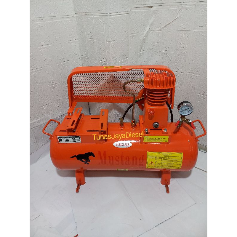 Kompresor MUSTANG 1/4Hp || Tambal Ban [ Mesin Blm Termasuk]