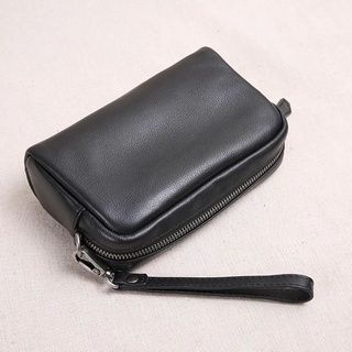 Pouch Pria Wanita Original Kulit Asli - Clutch Bag Asli Kulit - Pouch Kulit Asli Unisex
