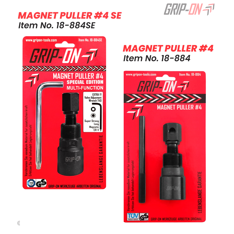 Grip On Treker Magnet Puller No 4 Set Kunci Stelan Klep Motor Honda Suzuki Yamaha Trecker