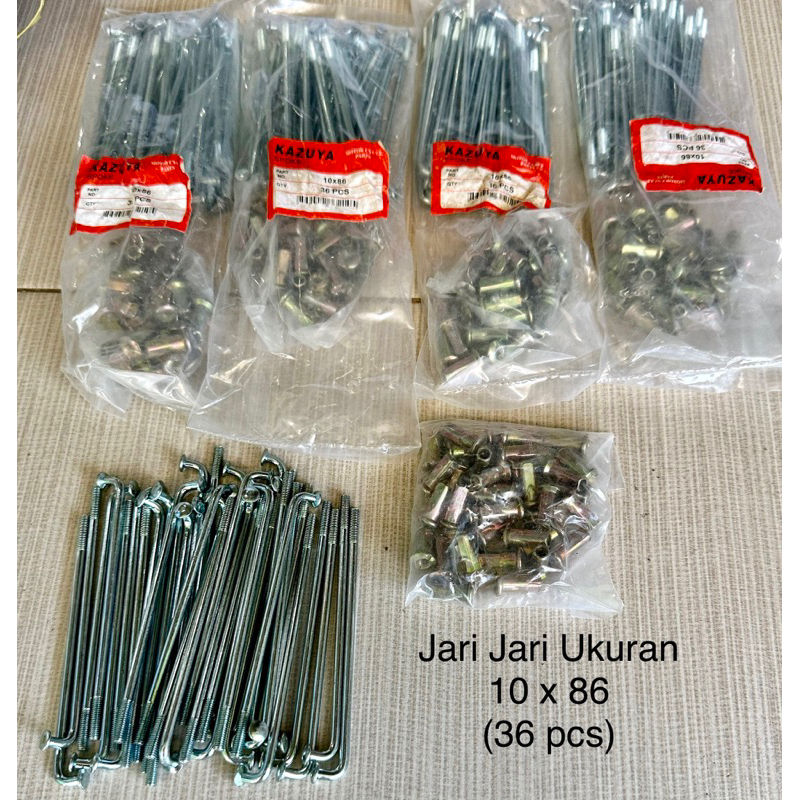 Jari Jari ukuran 10 x 86 Tromol Belakang Spin Ring 14