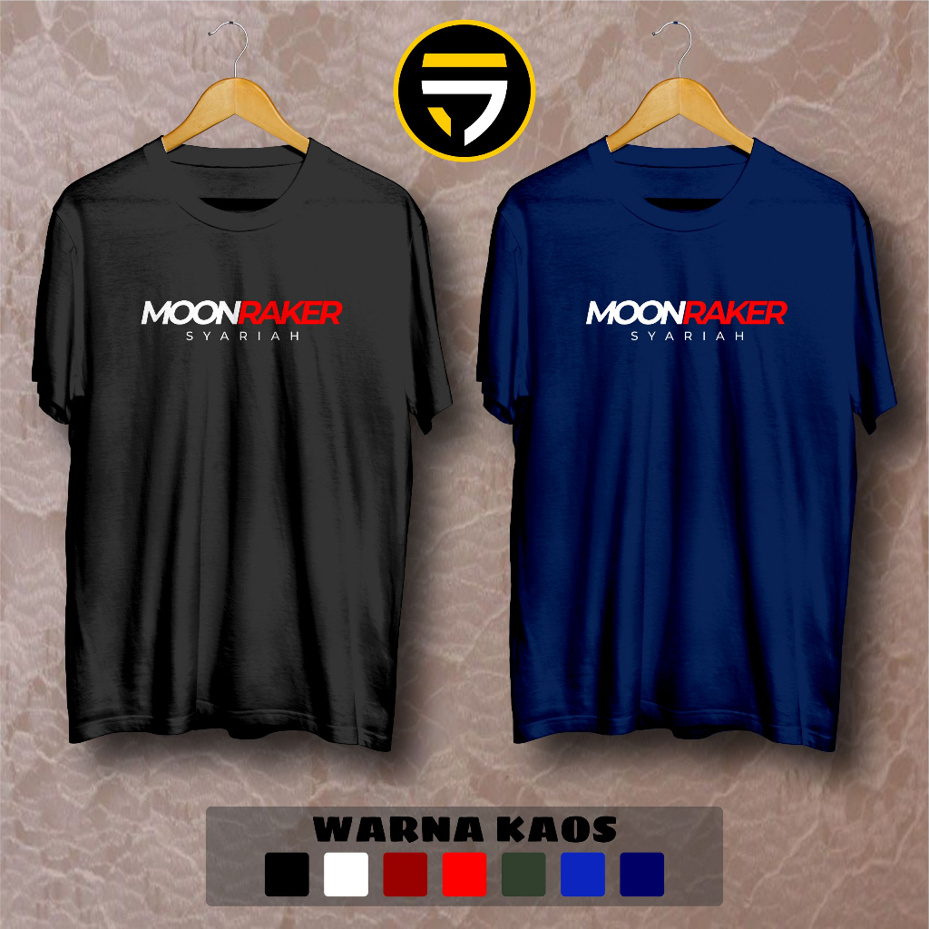 Kaos Moonraker Syariah Bahan Premium