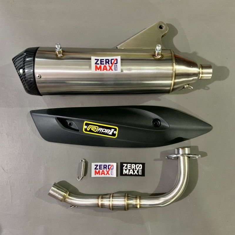 Knalpot ROB1 ROB 1 Standar Racing Stainless Cup V Yamaha Mio Smile Mio Sporty Original
