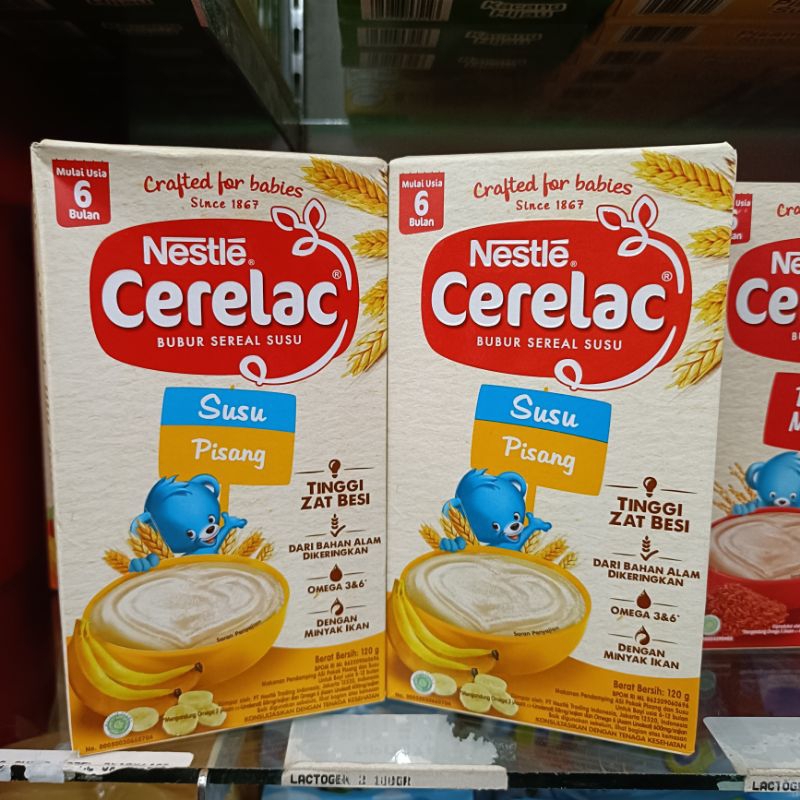 Cerelac bubur sereal susu pisang  #120g