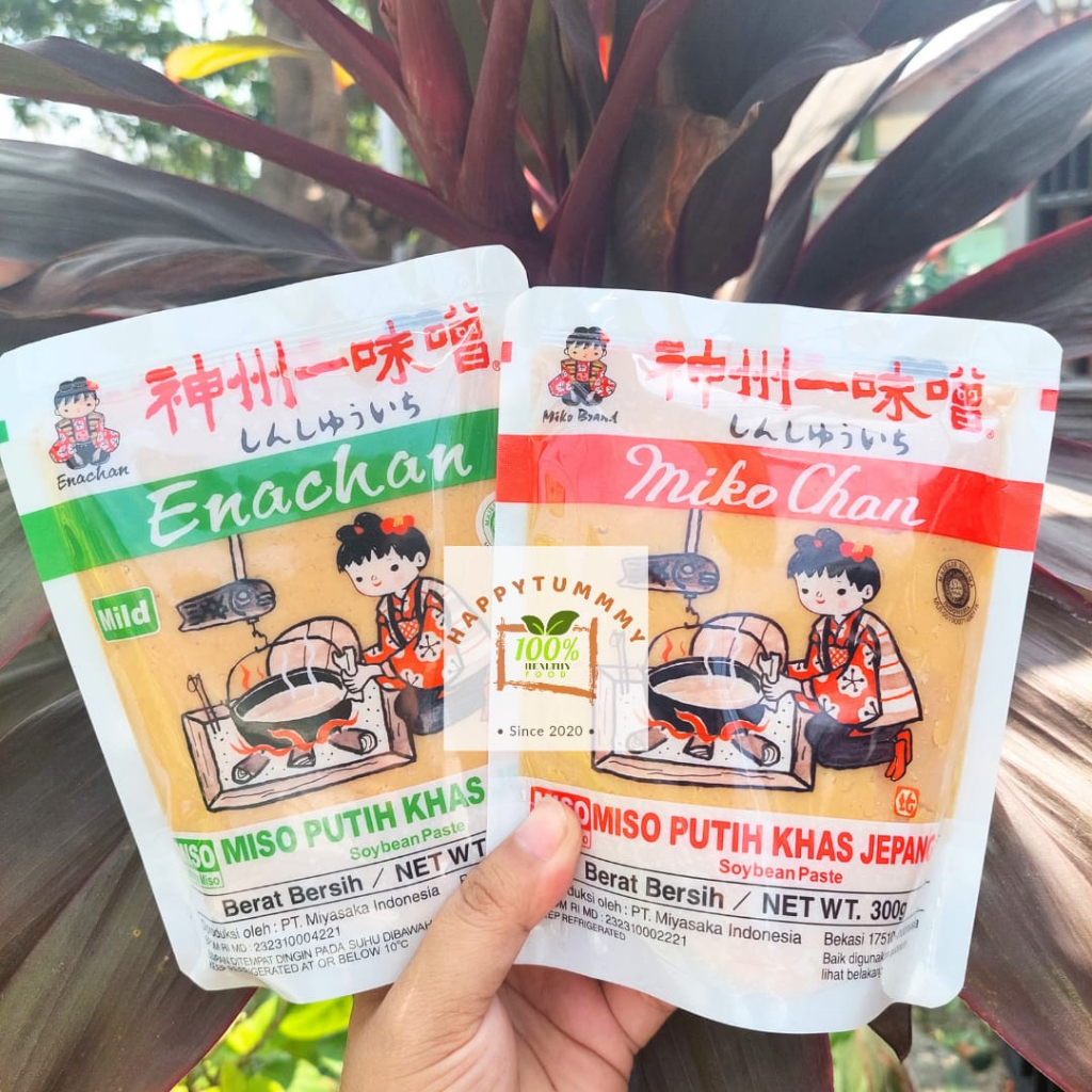 

HPT - MIKOCHAN ENACHAN Pasta Miso Putih 300 g Halal Tauco Ala Jepang untuk Sup Miso Soup Ramen Udon