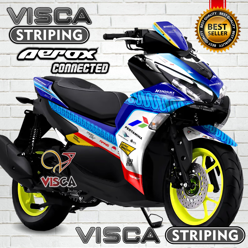 Decal Aerox 155 Connected 2021 2022 Full Body - Stiker Aerox 155 Connected 2021 2022 Keren - Decal A