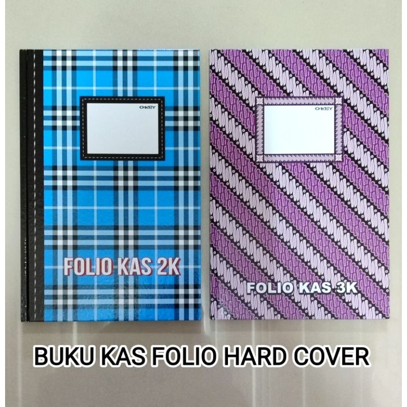 

Buku Kas Folio 2 & 3 Kolom OKEY Hard Cover