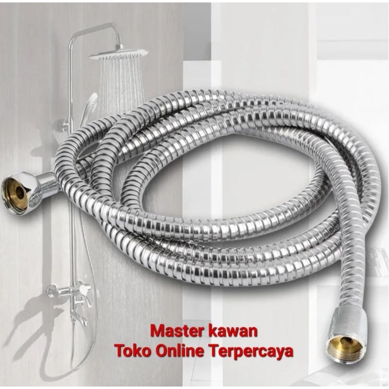 Selang Shower Stainless Panjang 150 Cm /Selang Hand Shower Stainless