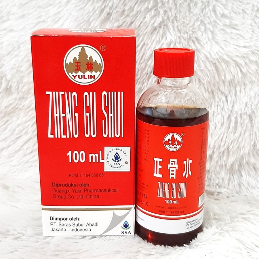 Obat Gosok Cina untuk Bengkak Keseleo Nyeri sendi zheng gu shui 100ml asli original