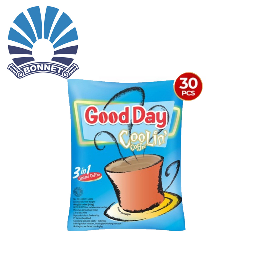 

Good Day Coolin Bag (Isi 30 Sachet x 20 Gram)