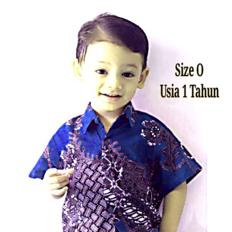 KALTIM Batik Anak Laki- Laki Usia 1Tahun