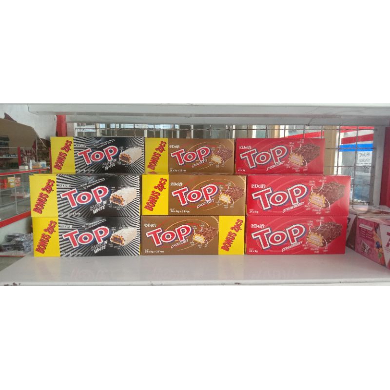 

Top 9G x24S (Strawberry/ Cokelat/ Black in White) Isi 24/ 1 Pack