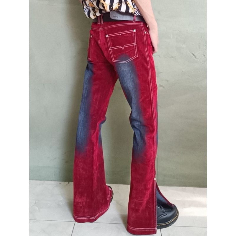 ❌SOLD JAKARTA❌ CELANA CUTBRAY VELVET JOHNNY BLAZE VINTAGE ROCKSTAR