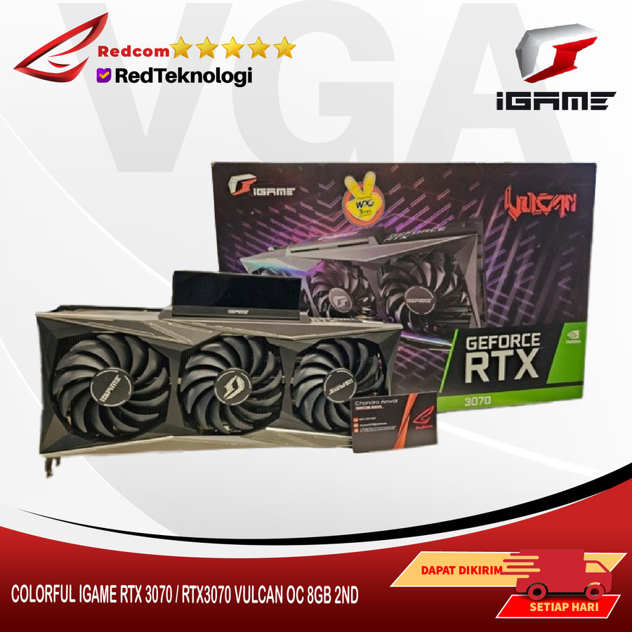 COLORFUL IGAME RTX 3070 / RTX3070 VULCAN OC 8GB 2ND